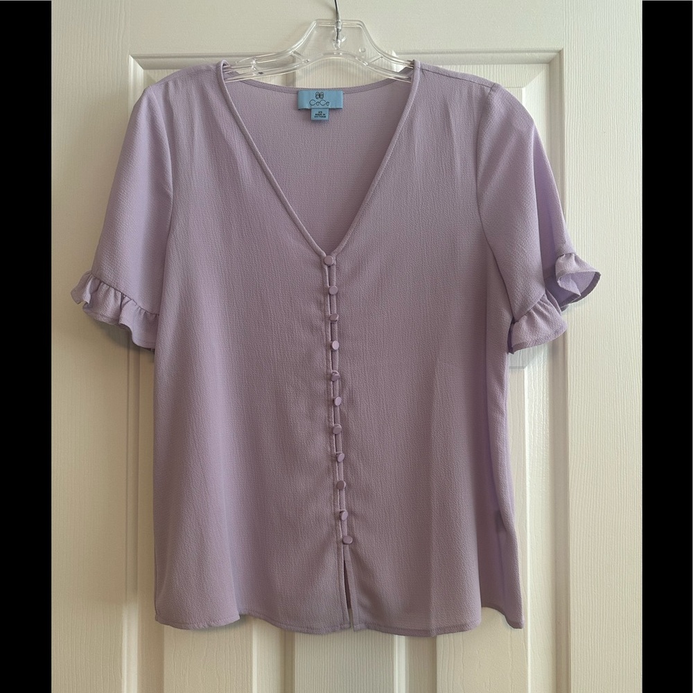 CeCe short sleeve blouse